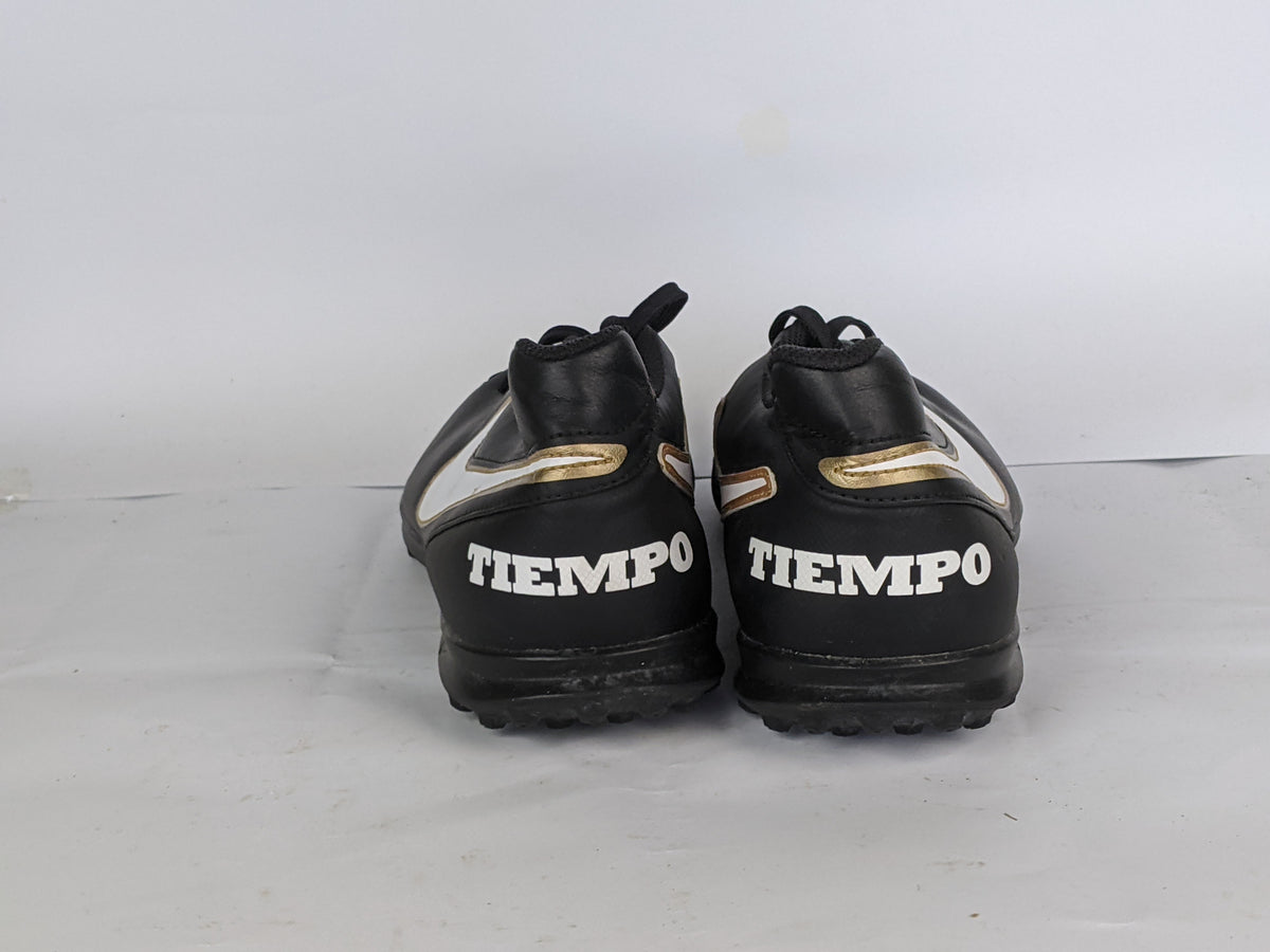 Nike Tiempo Rio III TF Black/White/Metallic Gold