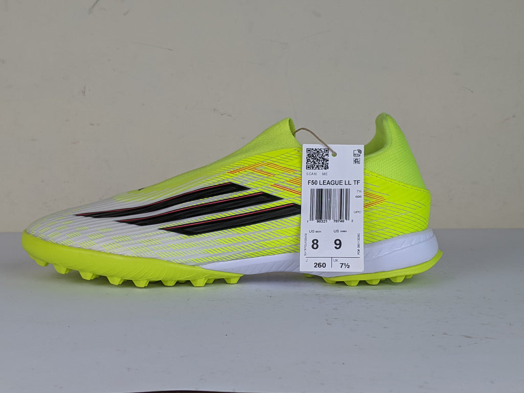 adidas F50 League Laceless TF Born For Goals - Solar Yellow/Core Black/Lucid Red (Brand New)