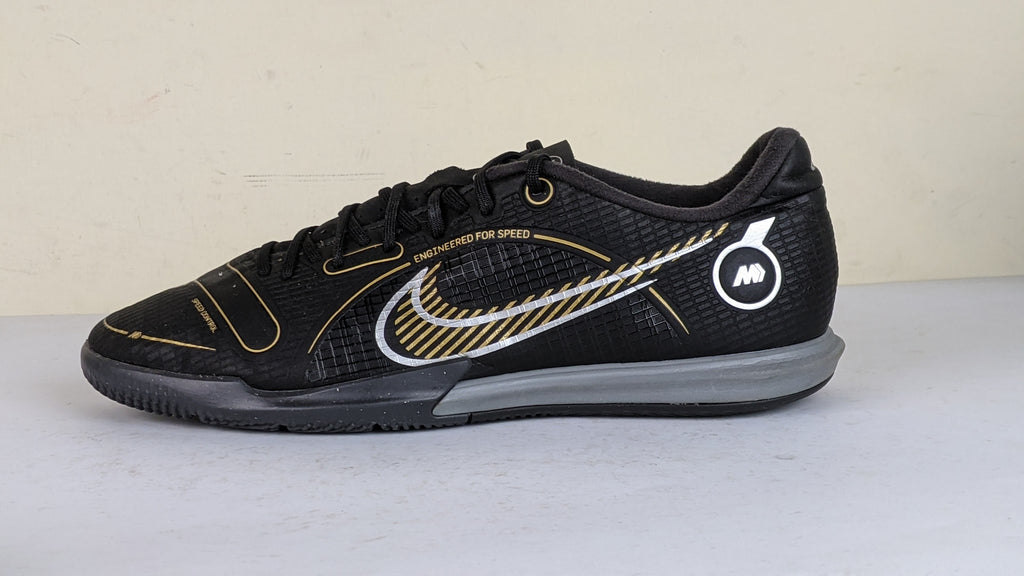 Nike Mercurial Vapor 14 Academy IC Shadow - Black/Metallic Gold/Metallic Silver