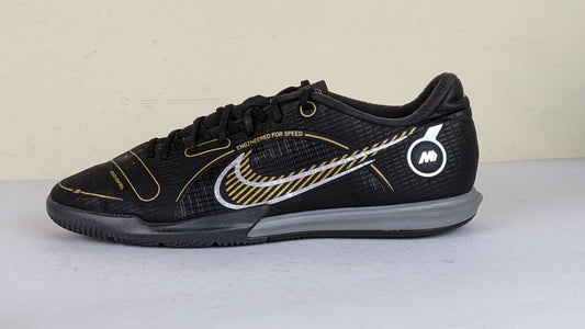 Nike Mercurial Vapor 14 Academy IC Shadow - Black/Metallic Gold/Metallic Silver