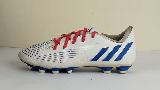 adidas Predator Edge .4 FG Diamond Edge - Footwear White/Hi-Res Blue