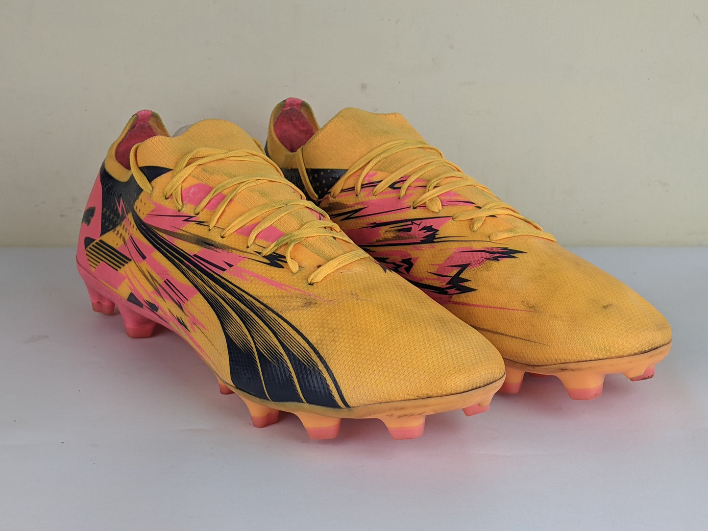 PUMA Ultra Match FG/AG Forever Faster - Sun Stream/PUMA Black/Sunset Glow