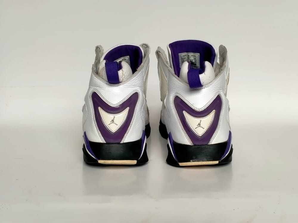 Nike Air Jordan True Flight 'White/Purple'-Basketball-Athletic Corner