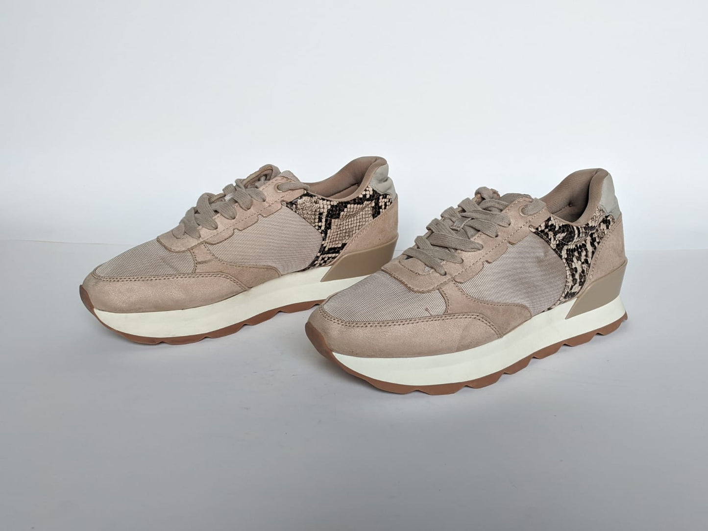 Zara Wmns Sneakers 'Beige/Light Brown'