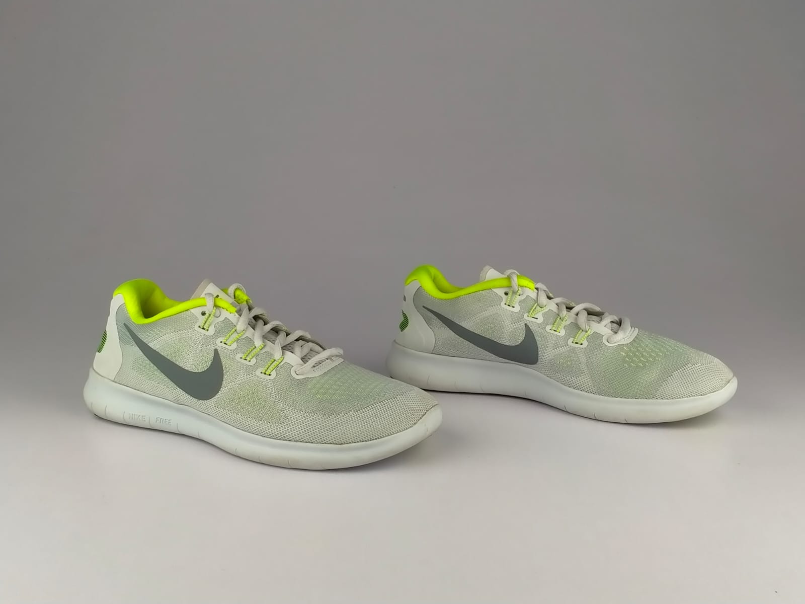 Nike Wmns Free RN 2017 'Silver/Lime Green'-Running-Athletic Corner