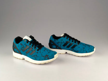 adidas Wmns Originals ZX Flux 'Blue Floral/Black'-Running-Athletic Corner