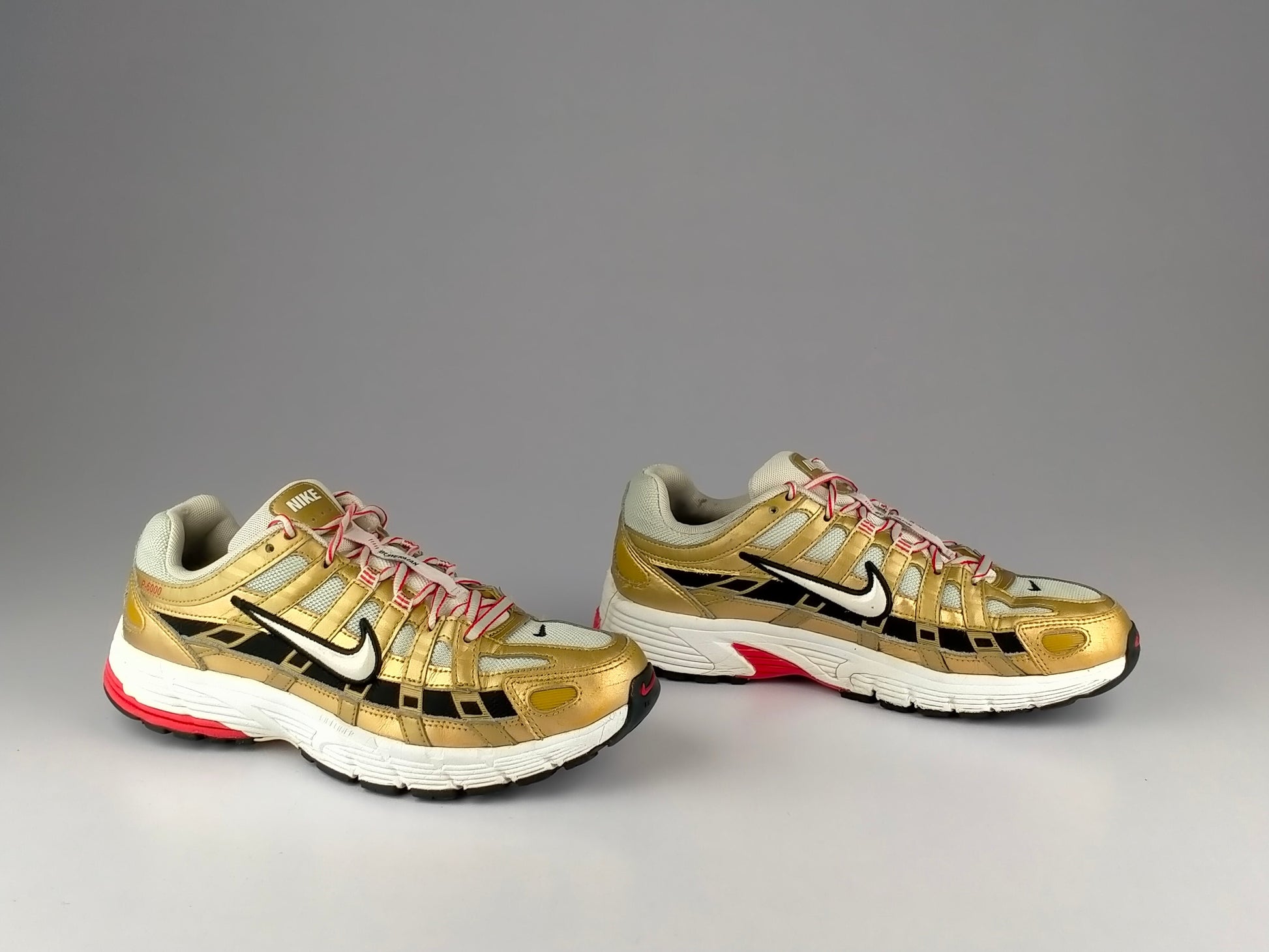 Nike Wmns P-6000 'Light Bone/Summit White/Metallic Gold'-Running-Athletic Corner