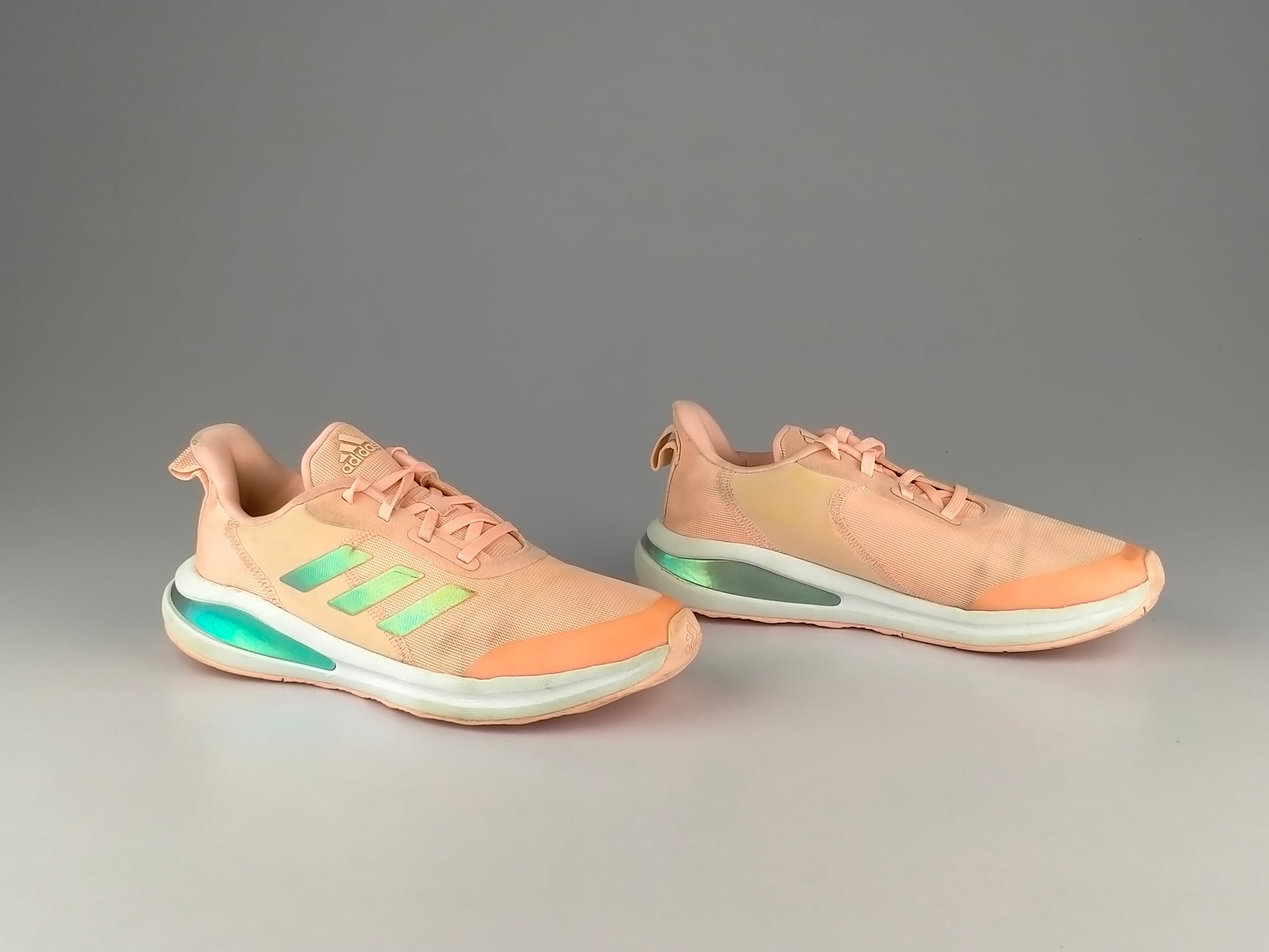 adidas FortaRun J 'Hazel Coral/Cloud White/Grey'-Running-Athletic Corner