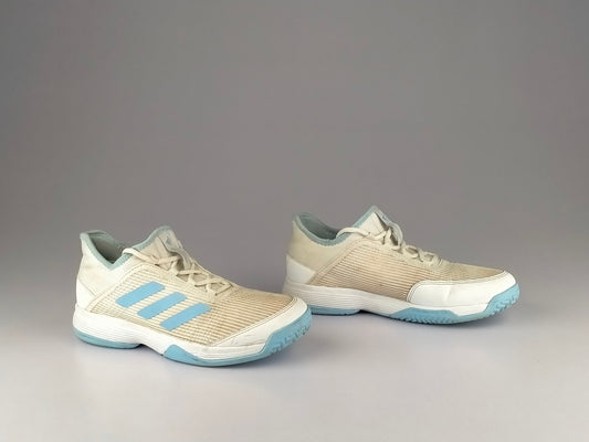 adidas Adizero Club Tennis 'Cloud White/Glow Blue'