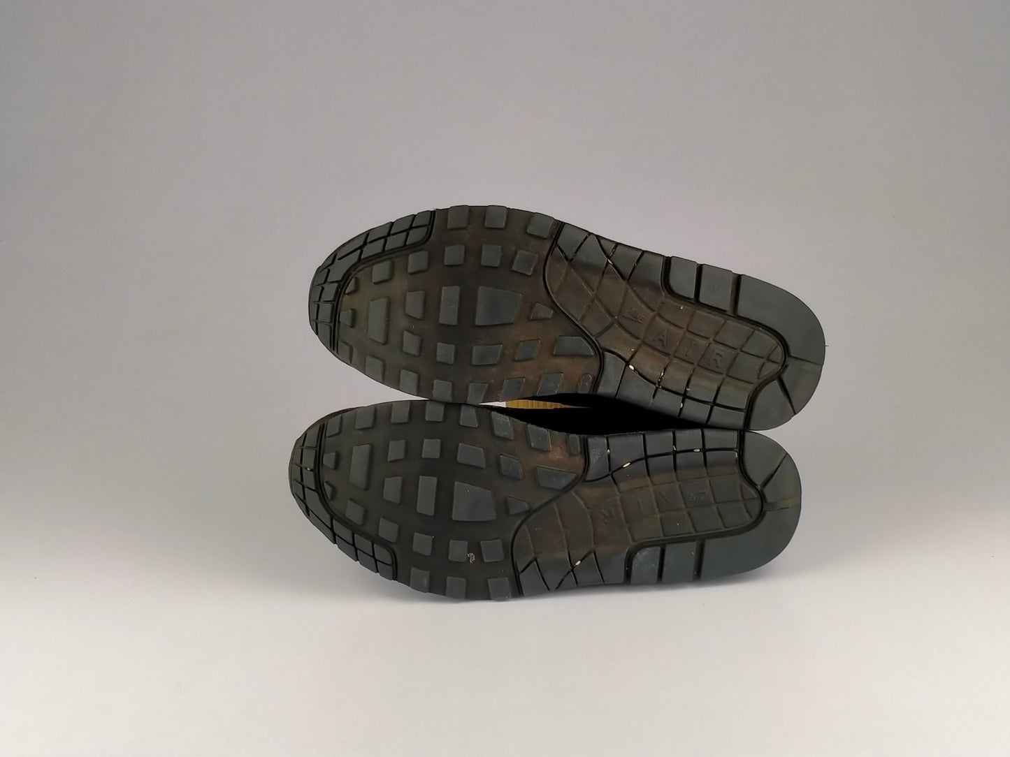 Nike Wmns Air Max 1 Premium 'Black/Metallic Silver/Volt' 454746-004-Sneakers-Athletic Corner
