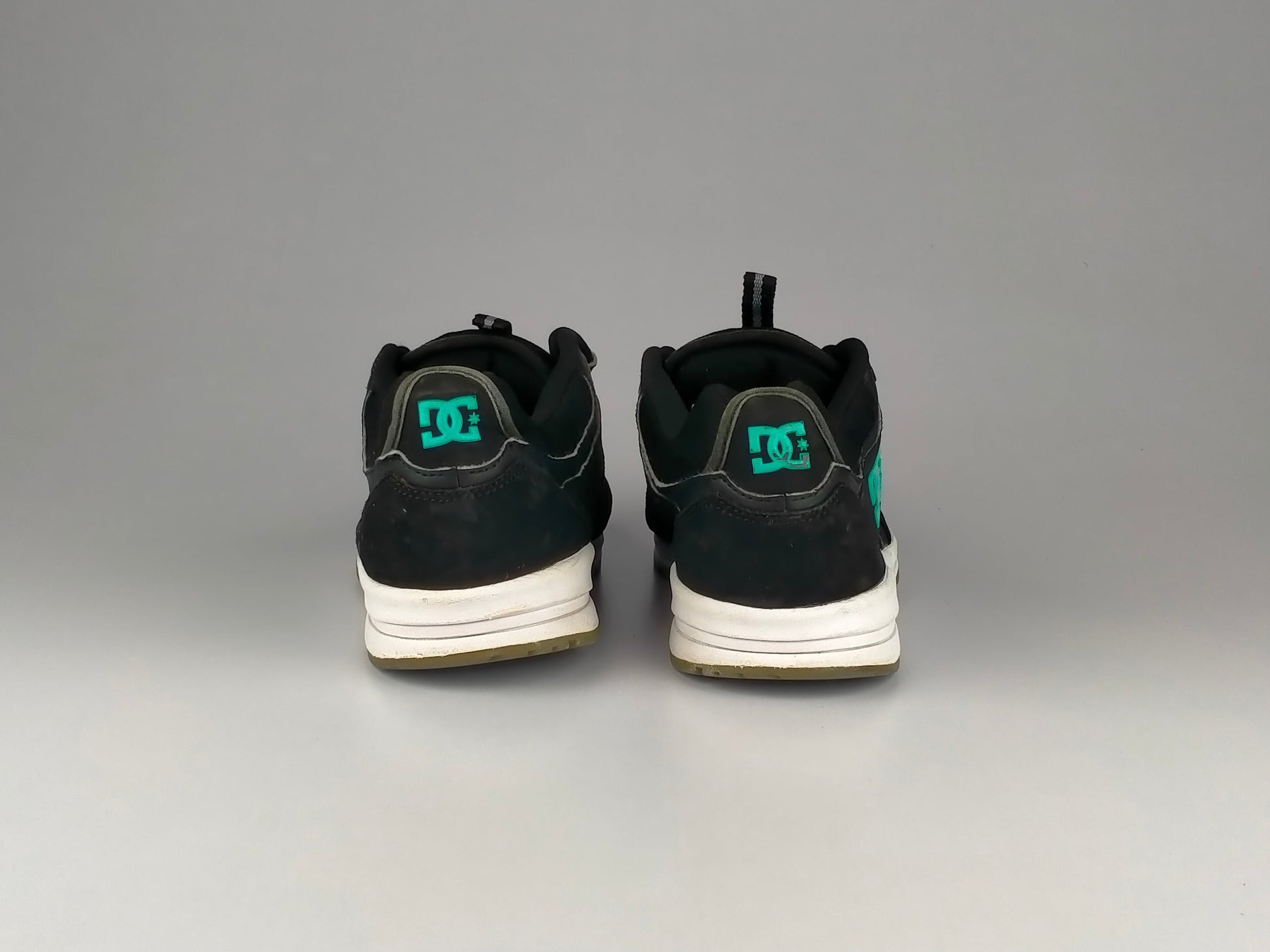 DC Kalis Lite 'Black/White/Turquoise'-Sneakers-Athletic Corner