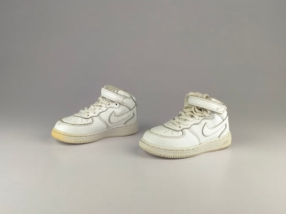 Nike Force 1 Mid (TD) 'All White'