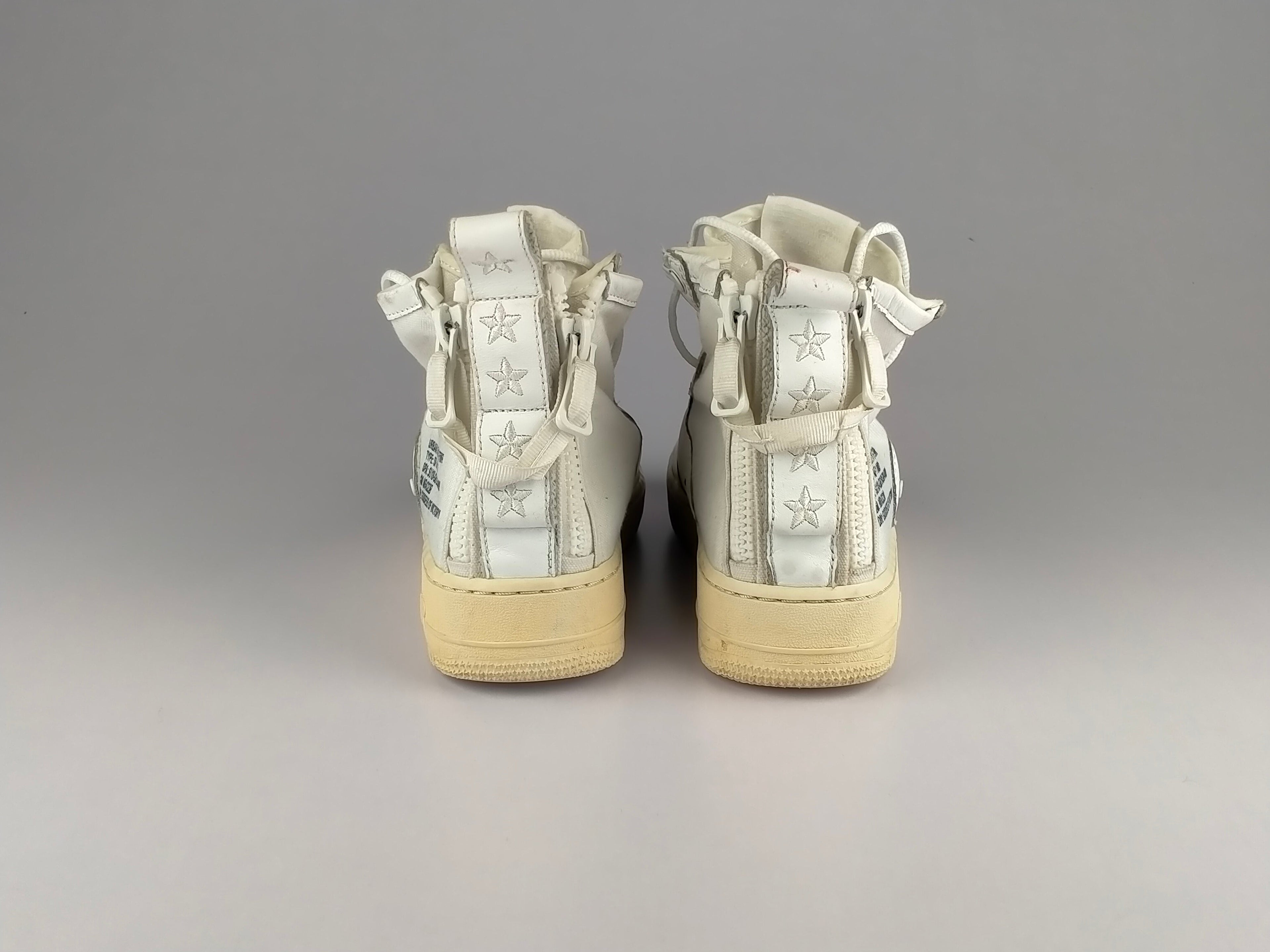 Nike SF Air Force 1 Mid 'White' (GS)-Sneakers-Athletic Corner