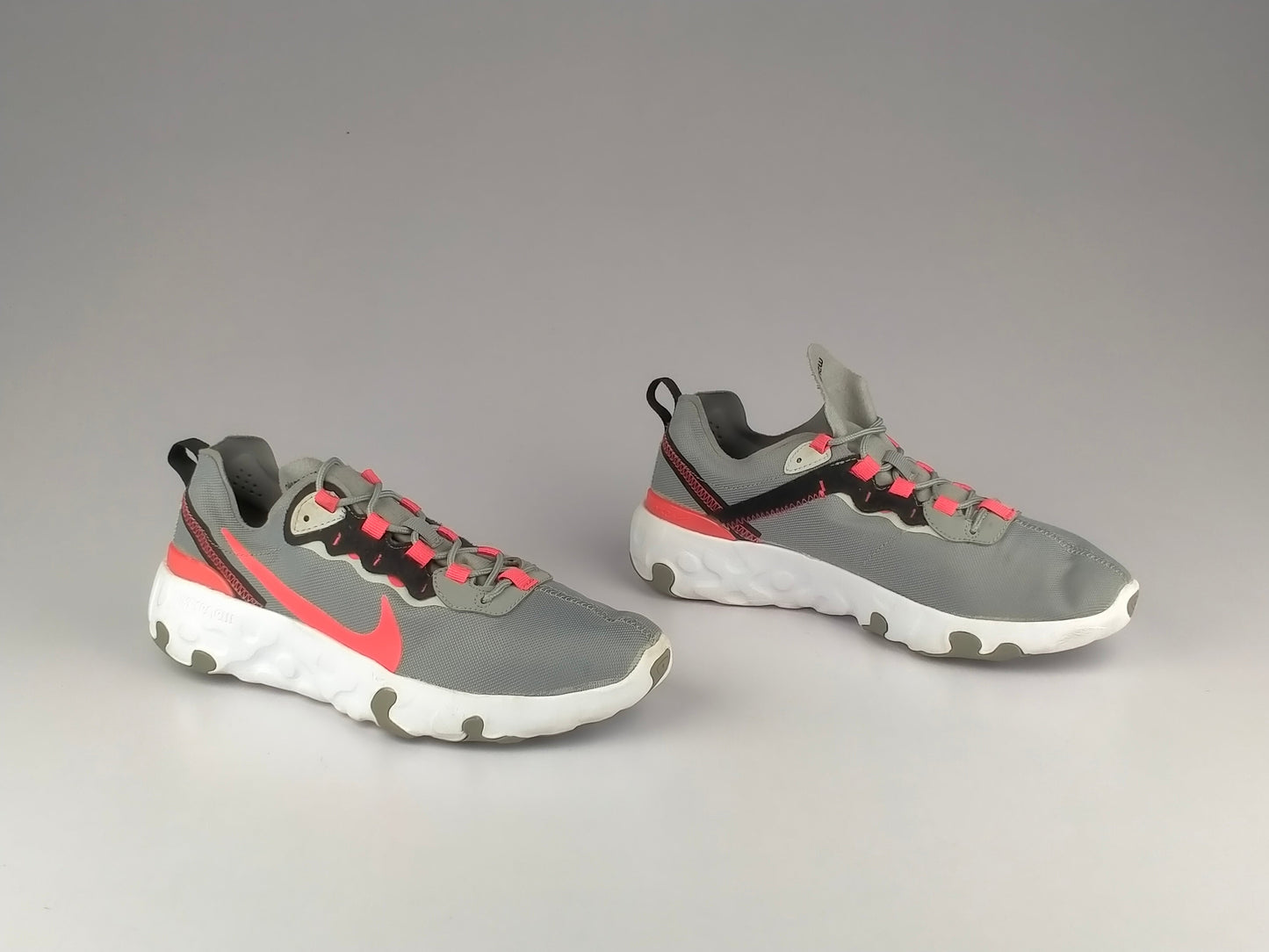 Nike Renew Element 55 (GS) 'Particle Grey/Track Red'-Running-Athletic Corner