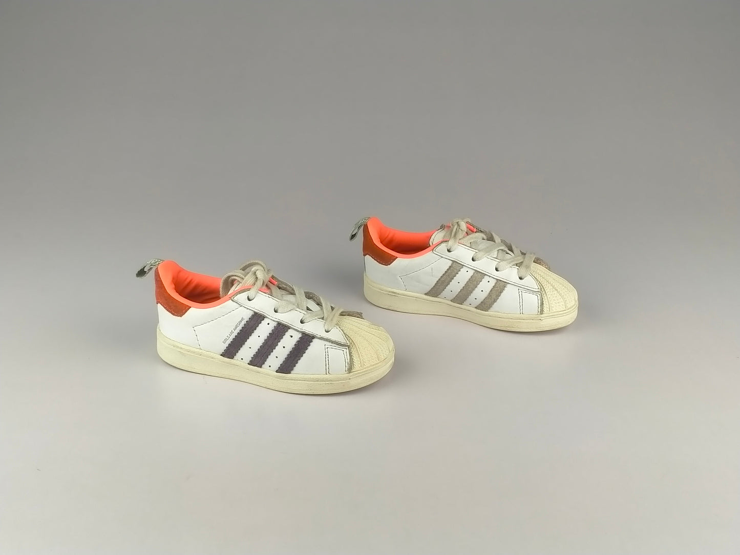 adidas Superstar EL Girls Are Awesome TD 'Cloud White/Icey Pink/Signal Coral'-Sneakers-Athletic Corner