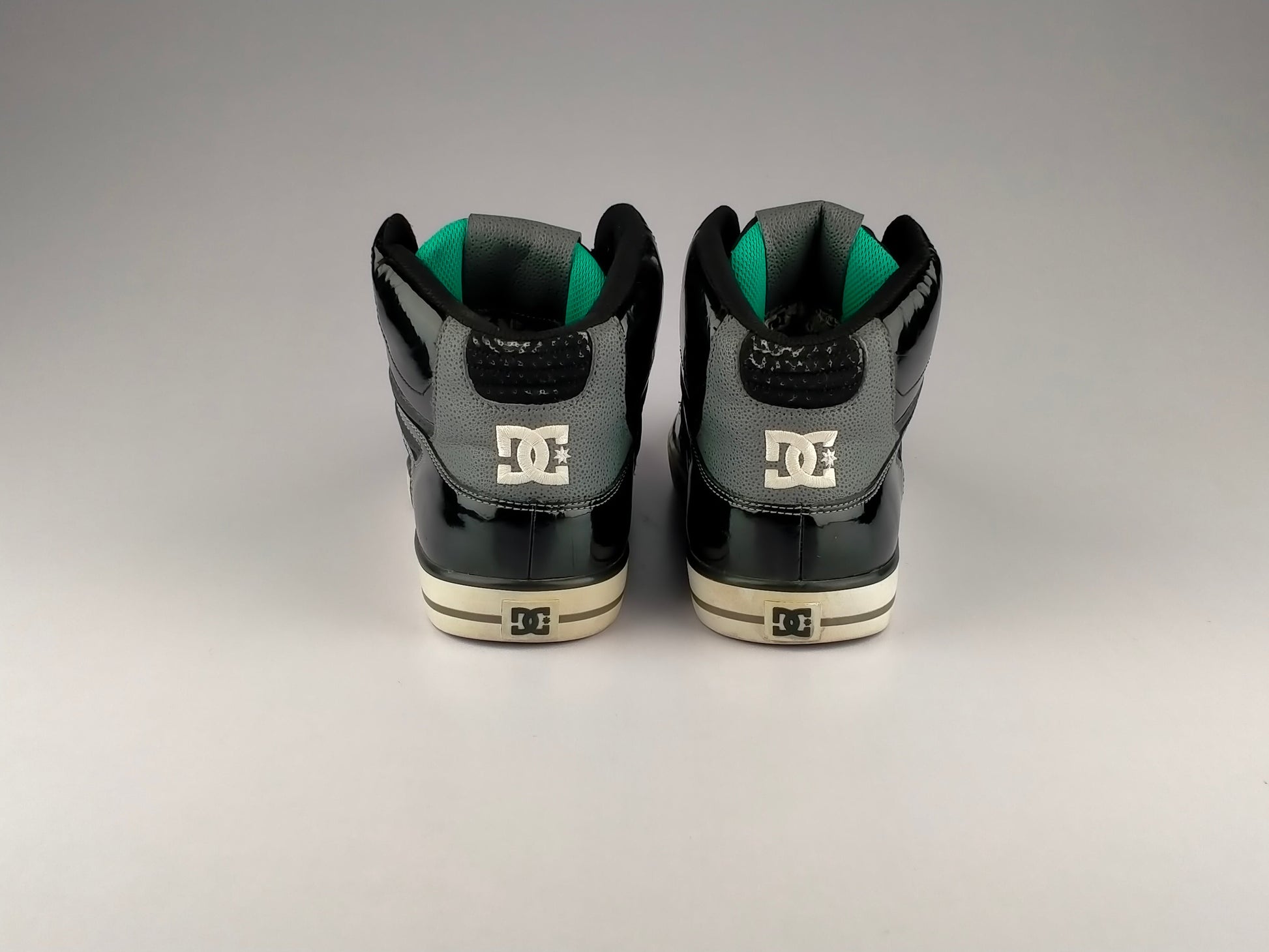 DC Spartan High WC 'Black/Grey/White'-Sneakers-Athletic Corner