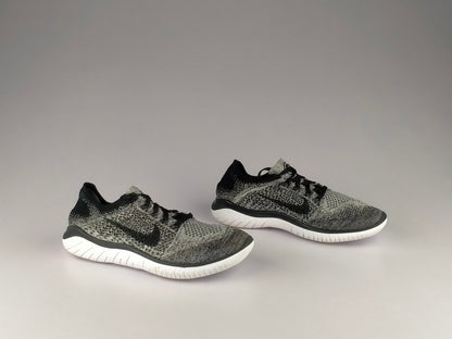 Nike Wmns Free RN Flyknit 2018 'White/Black'-Running-Athletic Corner