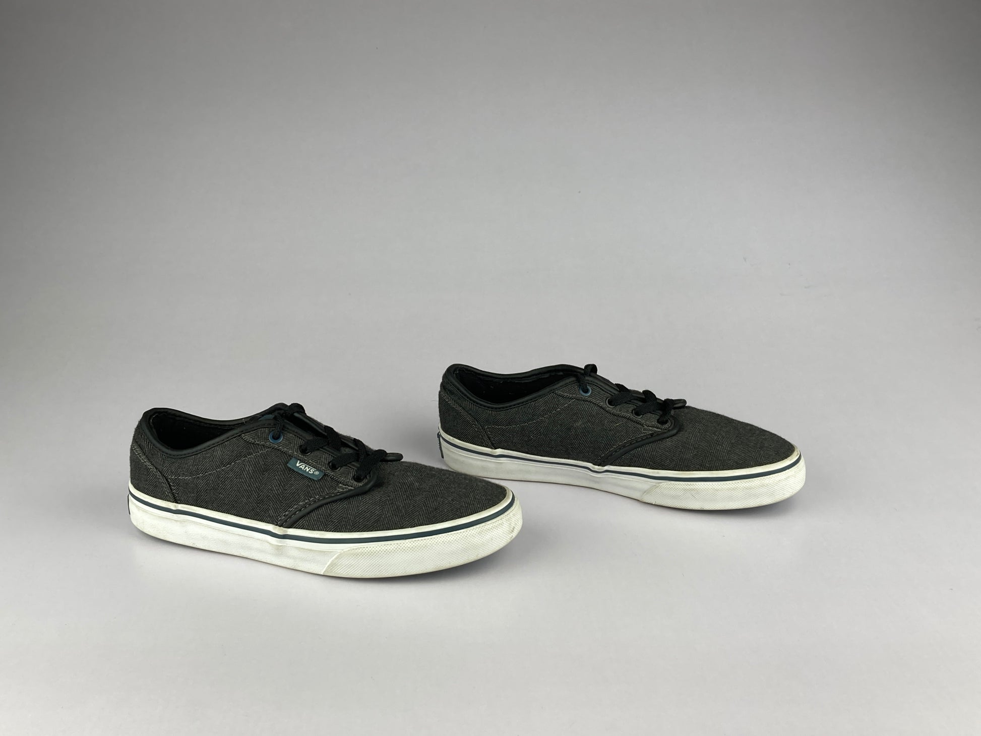 Vans Canvas Authentic Shoe 'Charcoal/White'-Sneakers-Athletic Corner