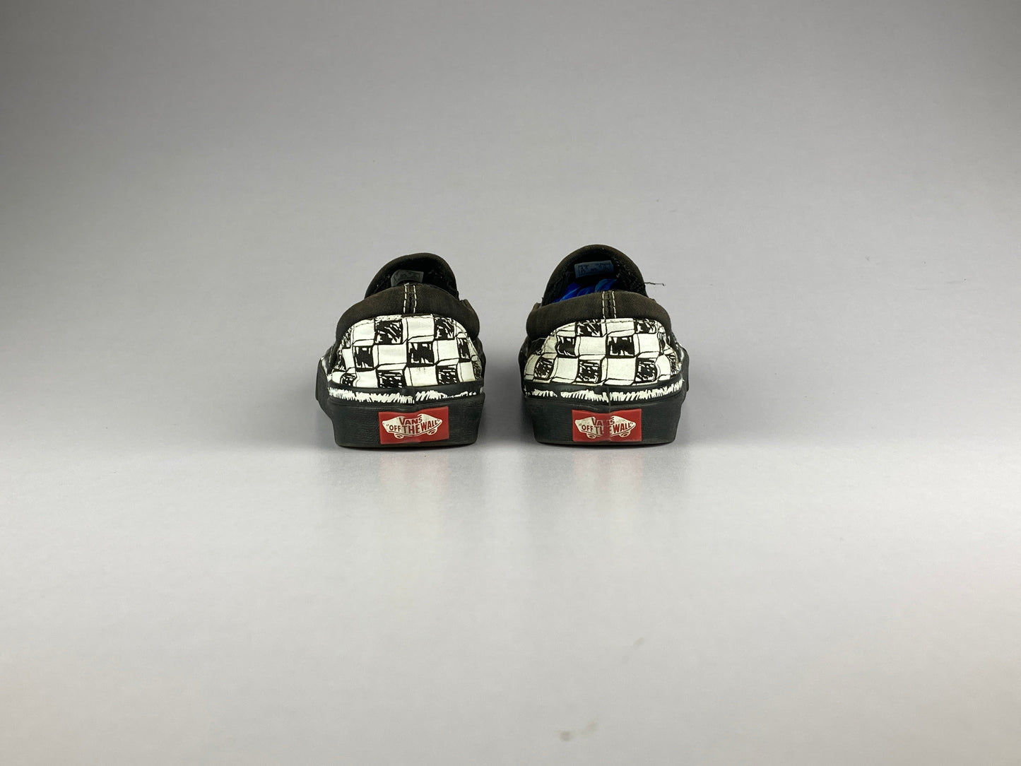 Vans Checkerboard Doodle Slip-on 'White/Black'-Sneakers-Athletic Corner