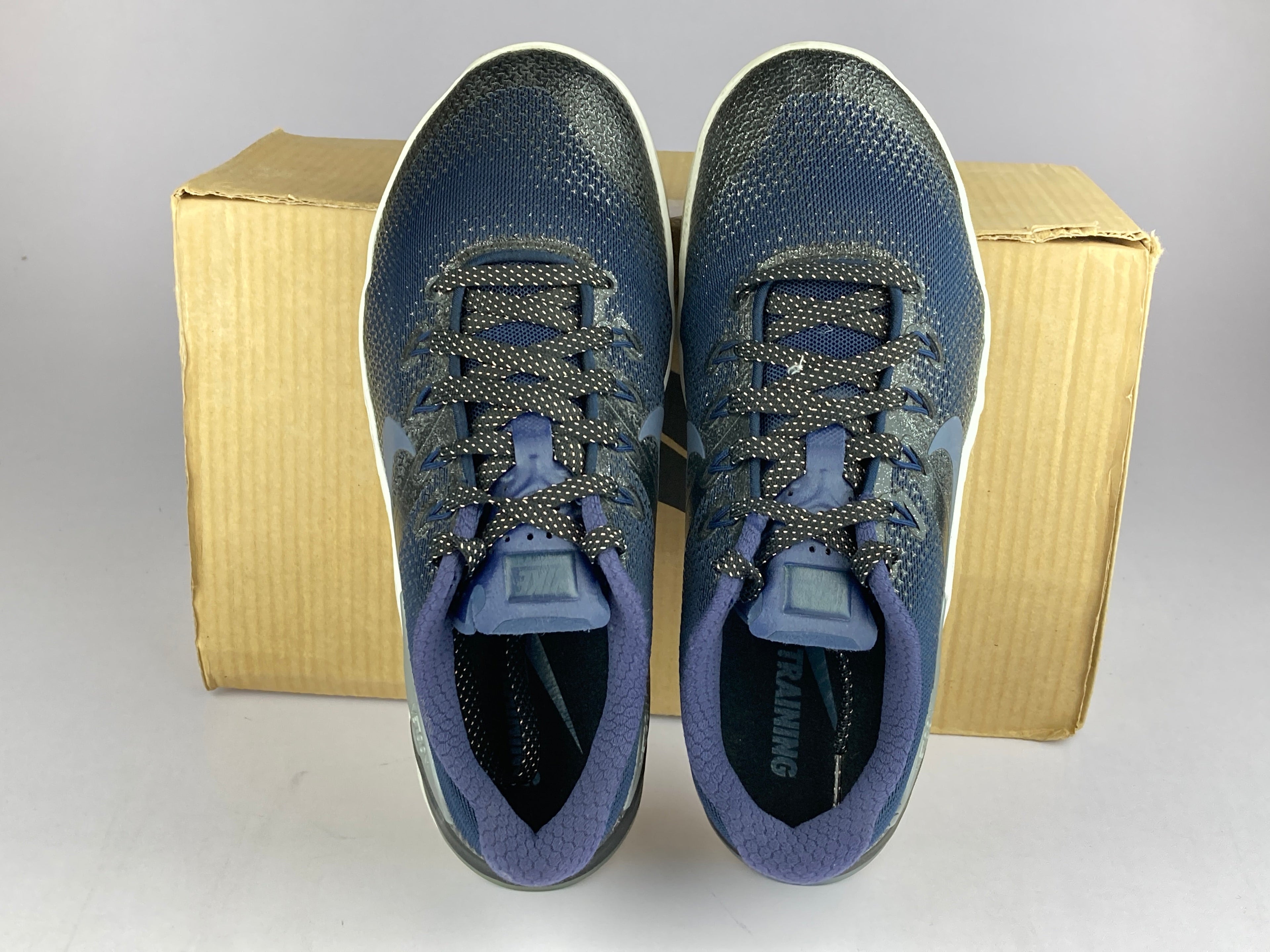 Nike Wmns Metcon 4 Metallic 'College Navy'-Sneakers-Athletic Corner