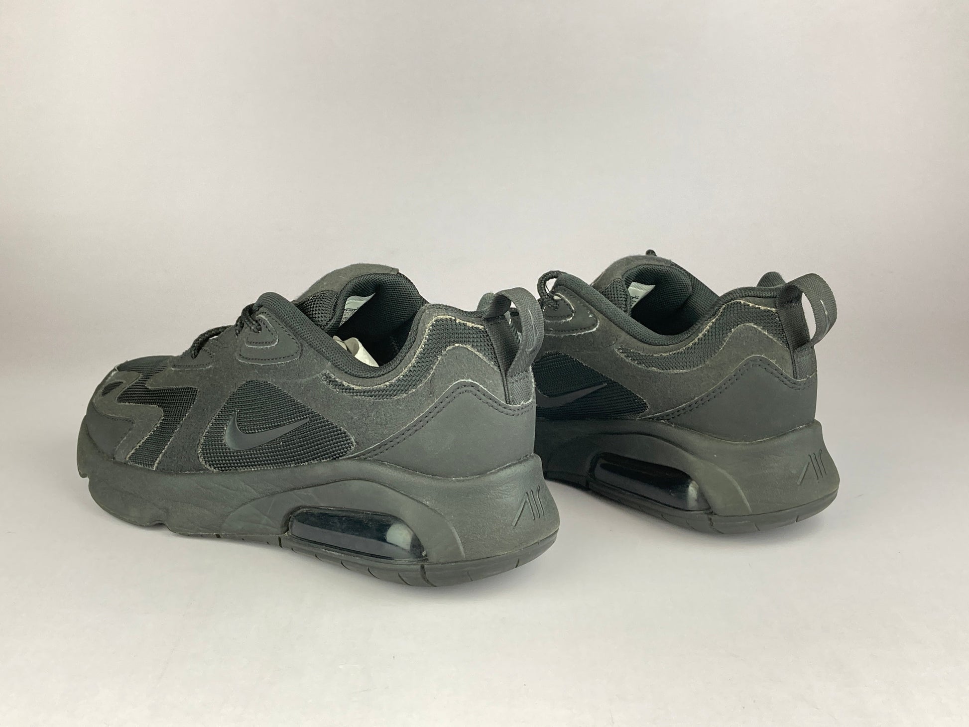 Nike Wmns Air Max 200 'Triple Black' at6175-003-Sneakers-Athletic Corner