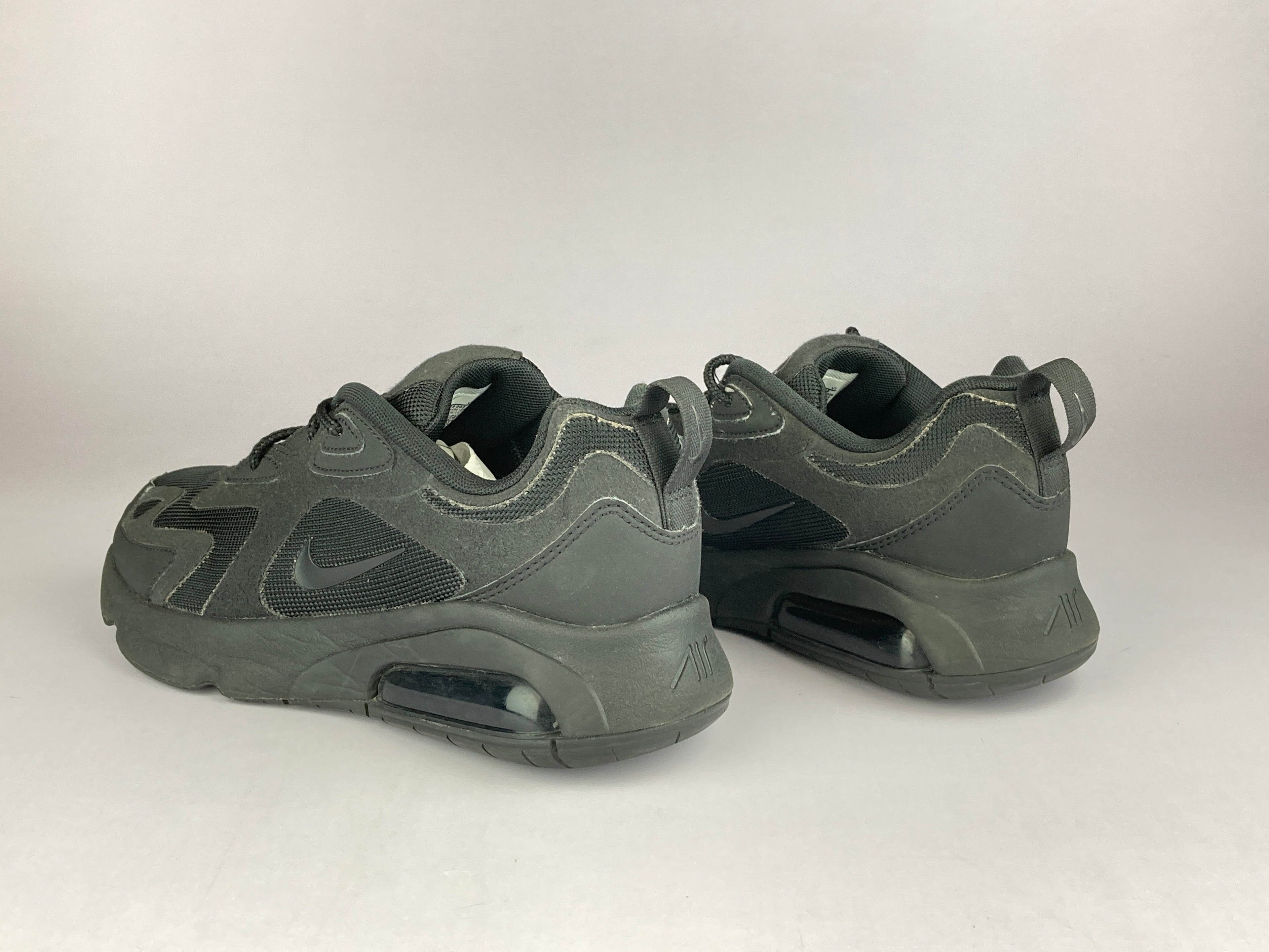 Nike Wmns Air Max 200 'Triple Black' at6175-003-Sneakers-Athletic Corner
