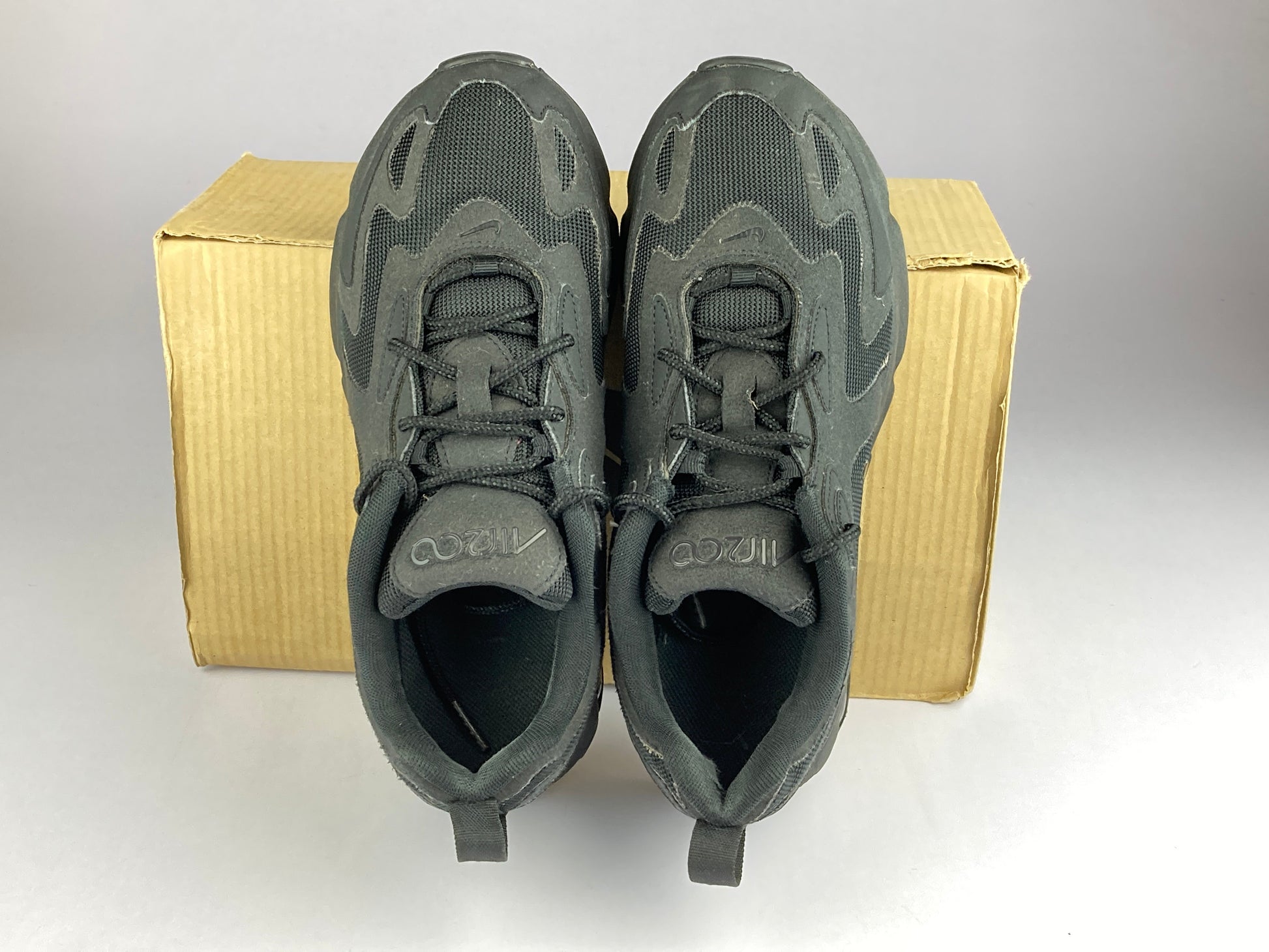 Nike Wmns Air Max 200 'Triple Black' at6175-003-Sneakers-Athletic Corner