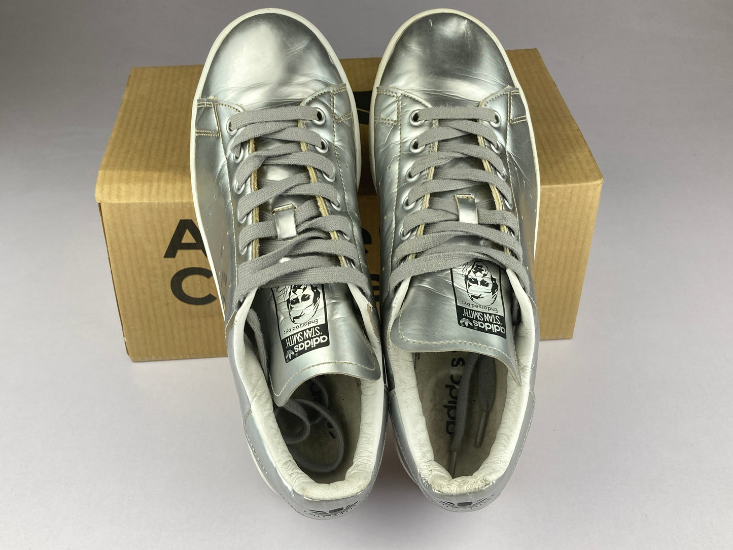 adidas Original Stan Smith 'Silver Met' cg3679-Sneakers-Athletic Corner