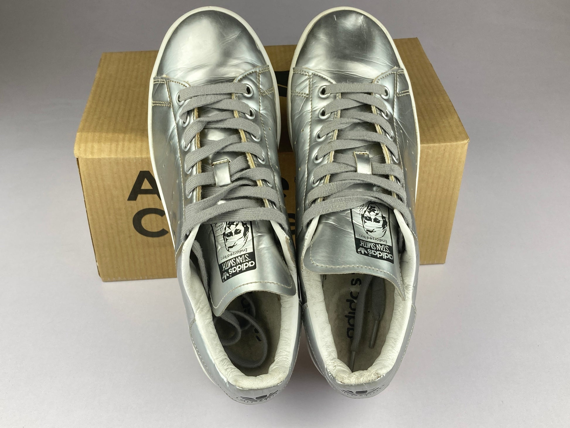 adidas Original Stan Smith 'Silver Met' cg3679-Sneakers-Athletic Corner