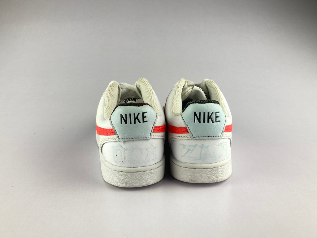 Nike Wmns Court Vision 'Low White/Red/Blue'-Sneakers-Athletic Corner