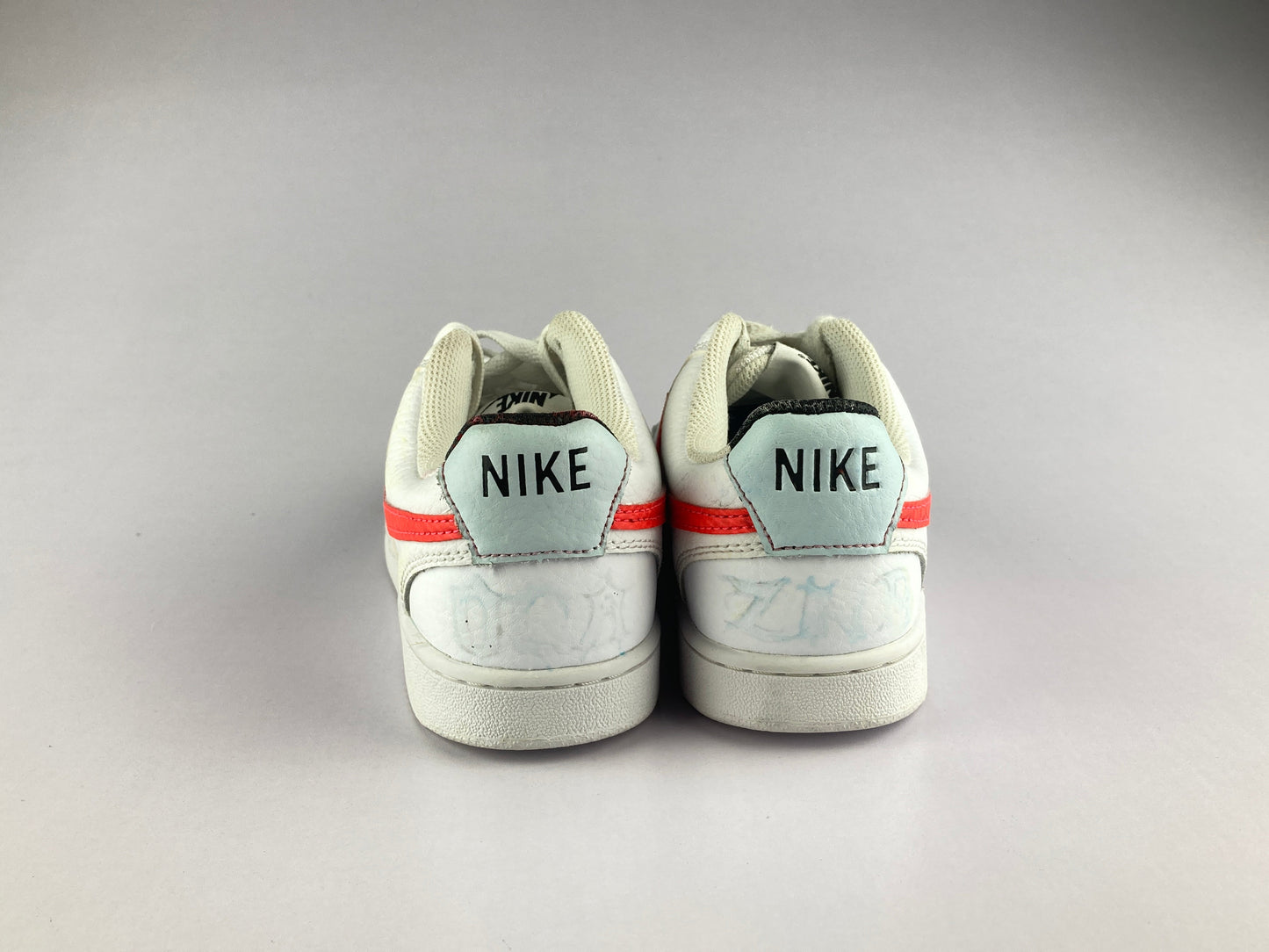 Nike Wmns Court Vision 'Low White/Red/Blue'-Sneakers-Athletic Corner