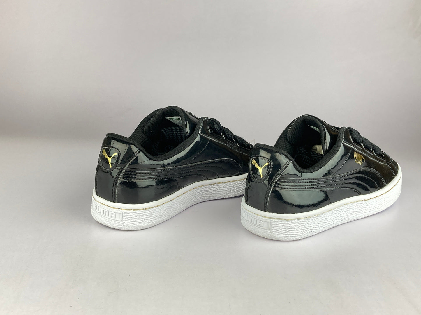 Puma Basket Heart Patent 'Black/White' 363073 01-Sneakers-Athletic Corner