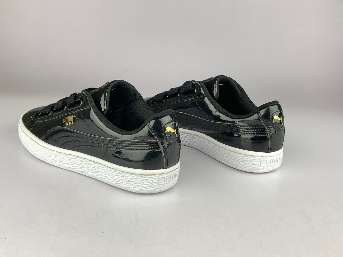 Puma Basket Heart Patent 'Black/White' 363073 01-Sneakers-Athletic Corner