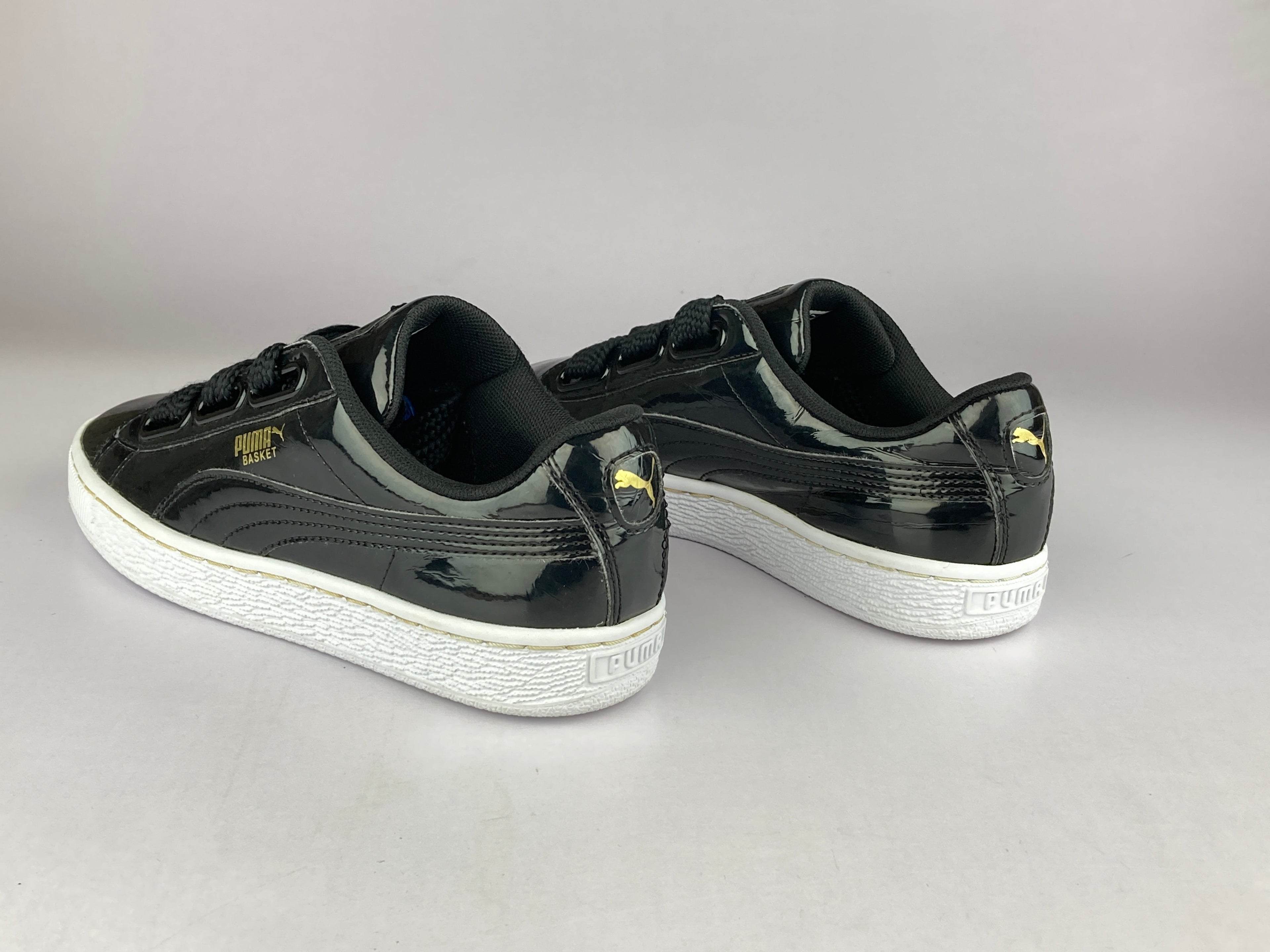 Puma Basket Heart Patent 'Black/White' 363073 01-Sneakers-Athletic Corner