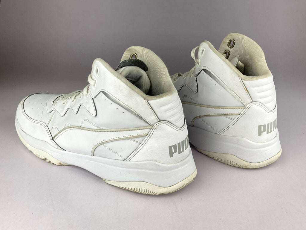 Puma Rebound Playoff 'White' 370546-01-Sneakers-Athletic Corner
