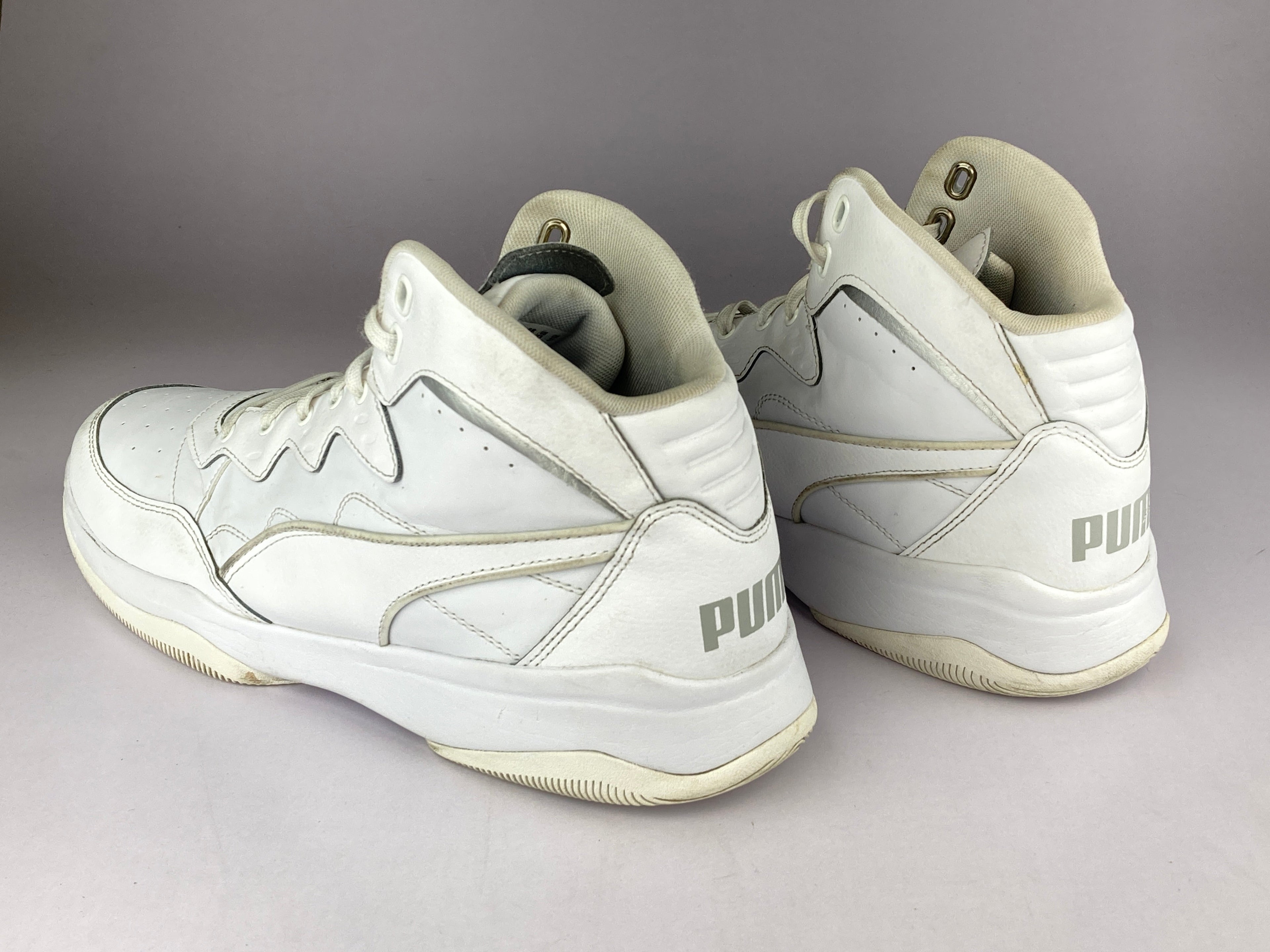 Puma Rebound Playoff 'White' 370546-01-Sneakers-Athletic Corner