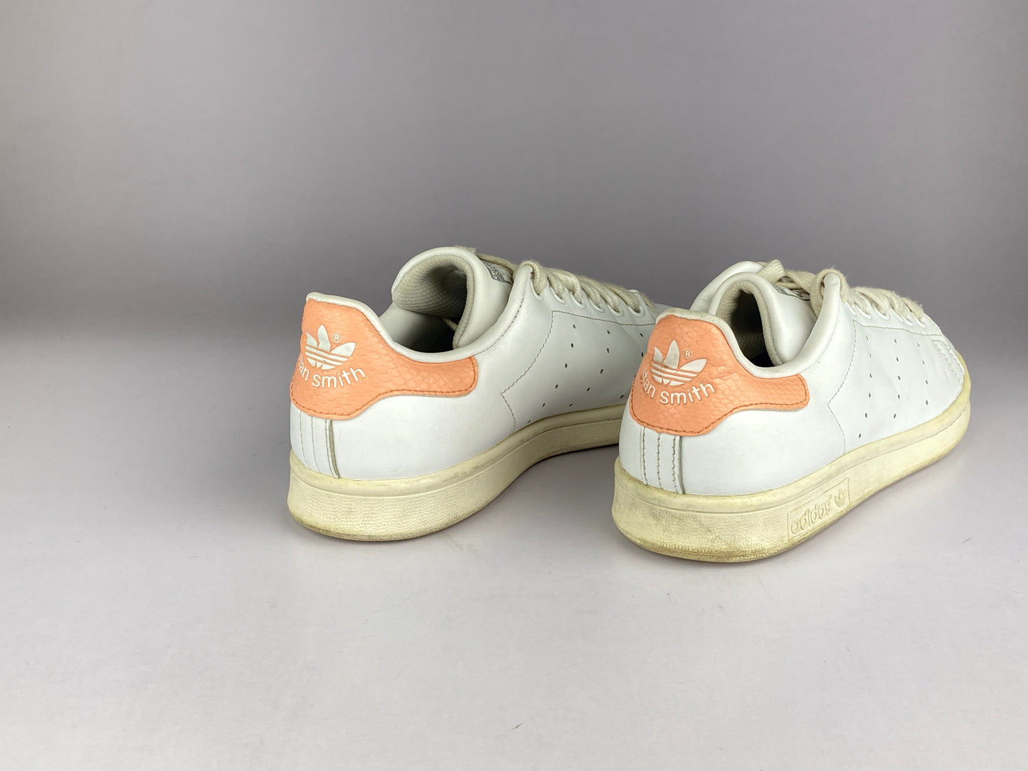 adidas Wmns Stan Smith 'Cloud White/Baby Pink'-Sneakers-Athletic Corner