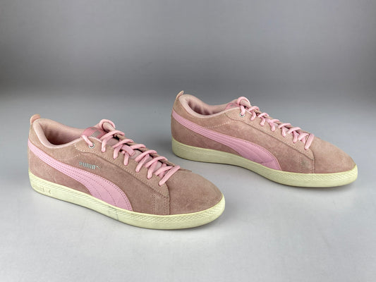 Puma Wmns Smash v2 Suede 'Pink/Silver/White'