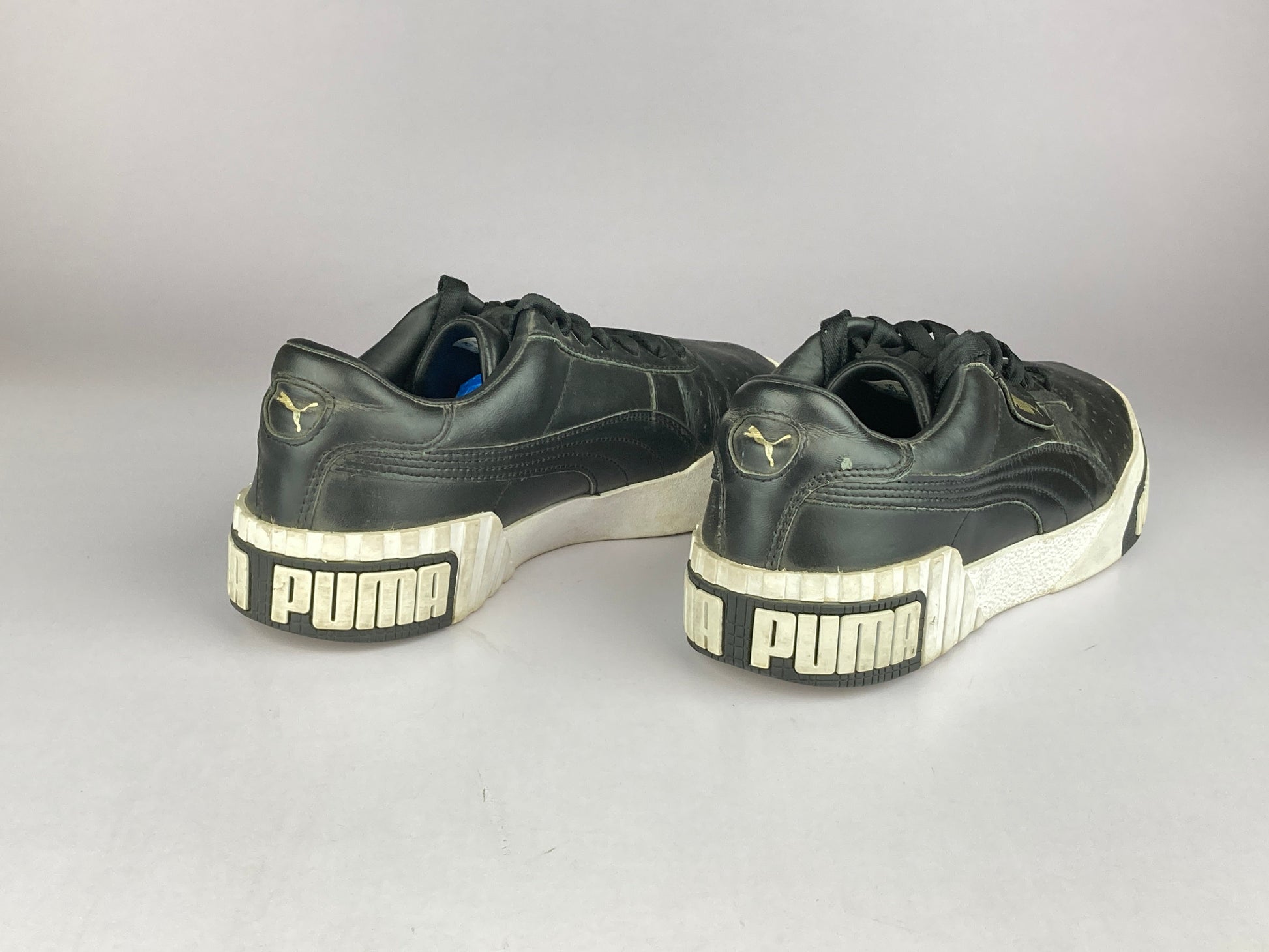 Puma Wmns Cali Bold 'Black/Metallic Gold'-Sneakers-Athletic Corner