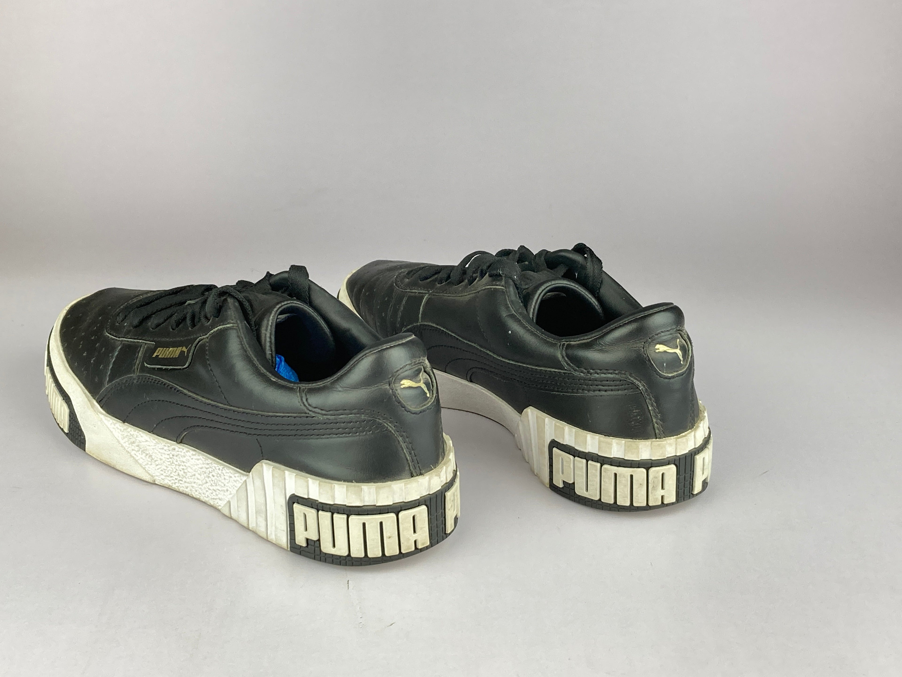 Puma Wmns Cali Bold 'Black/Metallic Gold'-Sneakers-Athletic Corner