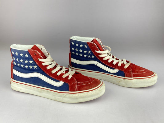 Vans USA Edition Suede High-Top 'Dark Blue/Red/White'