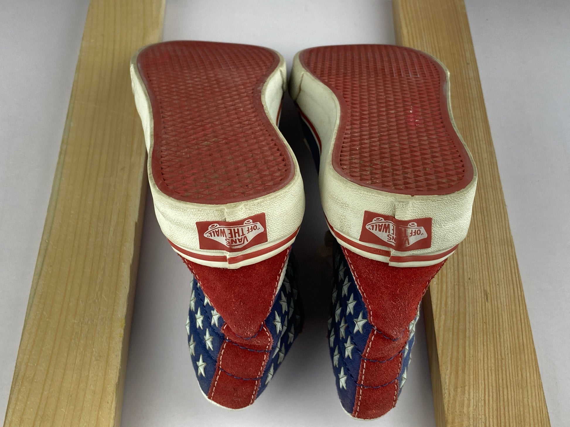 Vans USA Edition Suede High-Top 'Dark Blue/Red/White'-Sneakers-Athletic Corner