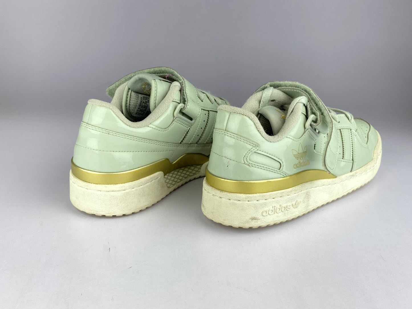 adidas Wmns Forum Low 'Halo Green/Off White/Matte Gold'-Sneakers-Athletic Corner