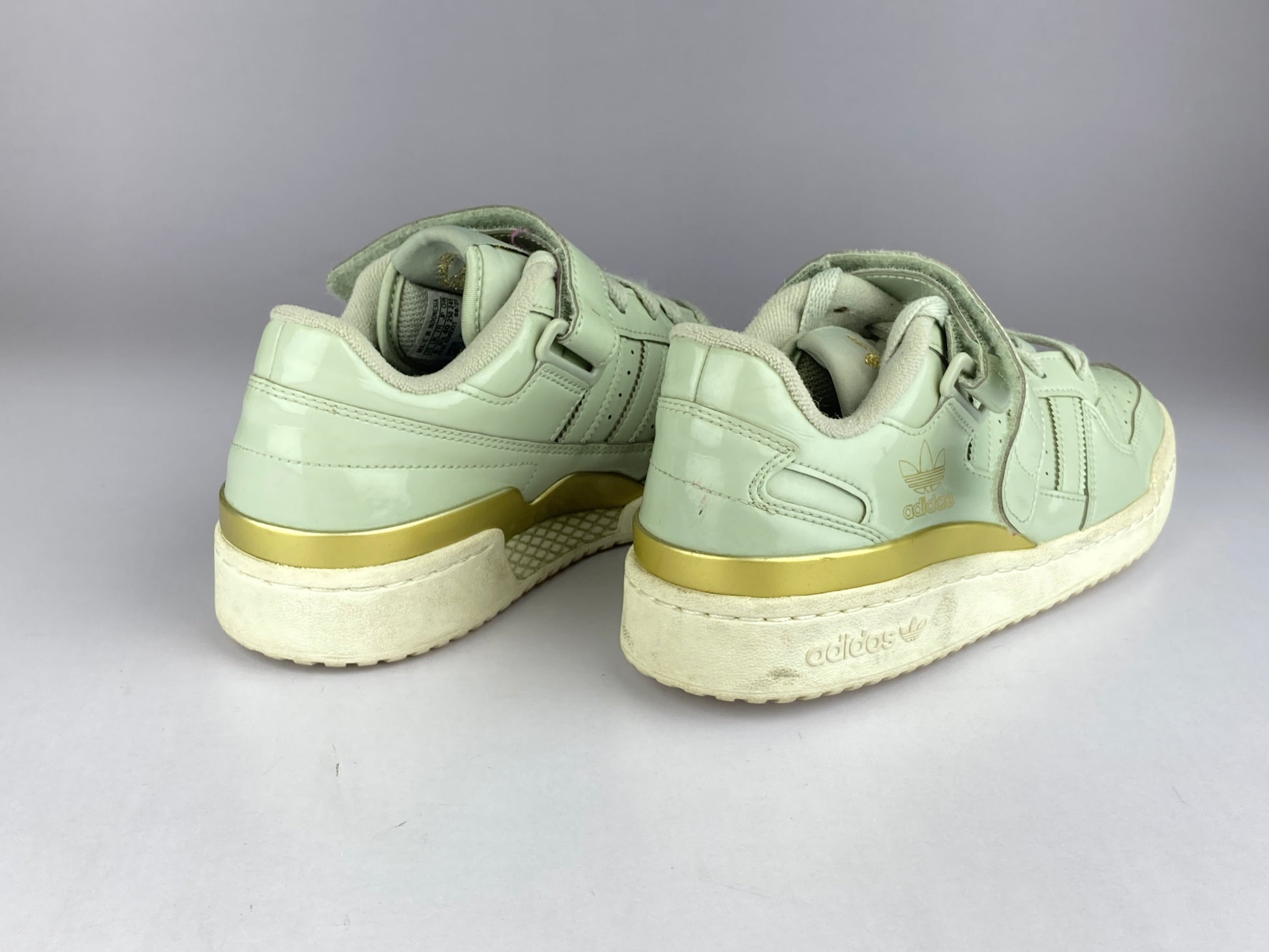 adidas Wmns Forum Low 'Halo Green/Off White/Matte Gold'-Sneakers-Athletic Corner