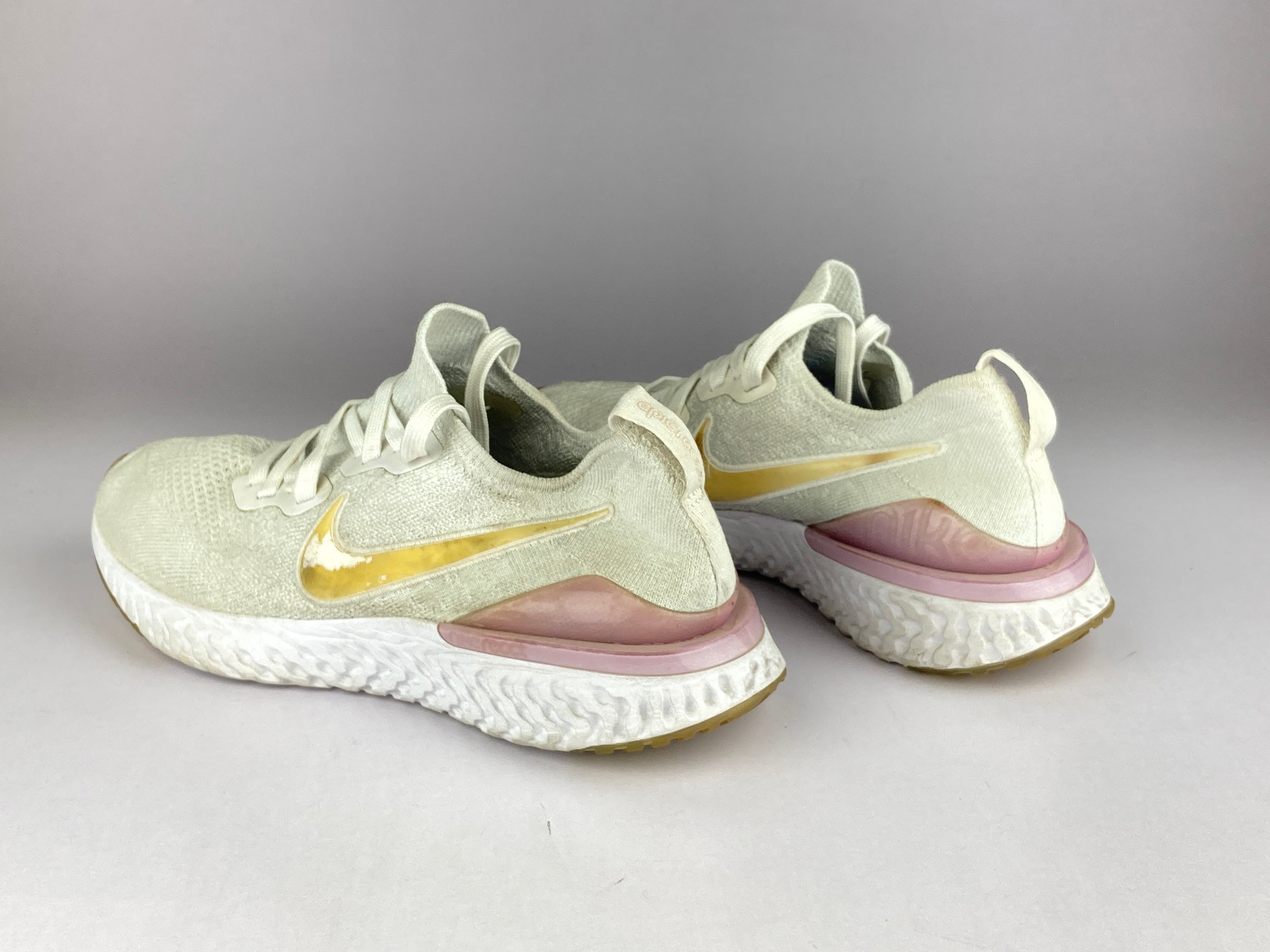 Nike Wmns Epic React Flyknit 2 'White/Pink Foam'-Running-Athletic Corner