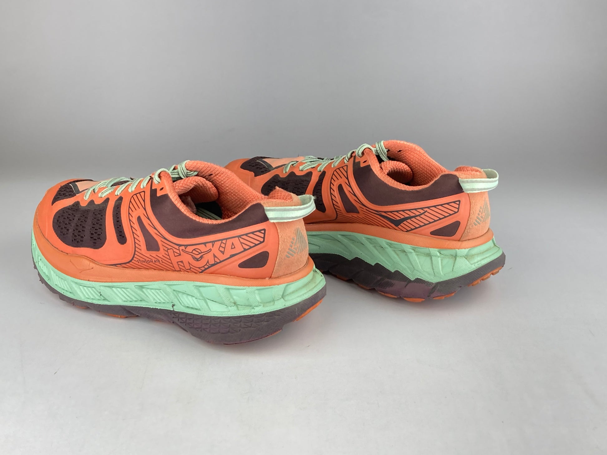Hoka One One Wmns Stinson ATR 5 'Peach/Purple'-Running-Athletic Corner