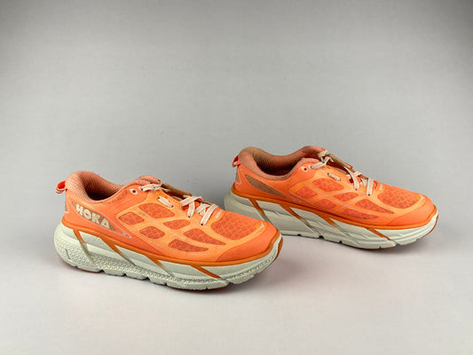 Hoka One One Wmns Clifton 2 'Neon Coral/White'