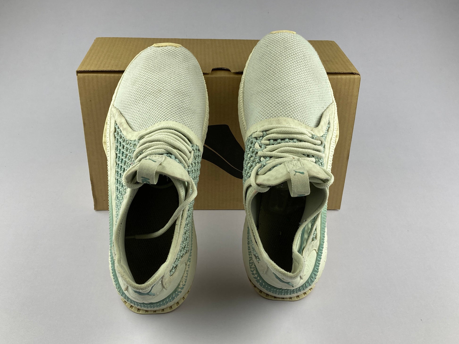 Puma Tsugi Netfit 'Blue Flower-Aquifer/Whisper White'-Running-Athletic Corner