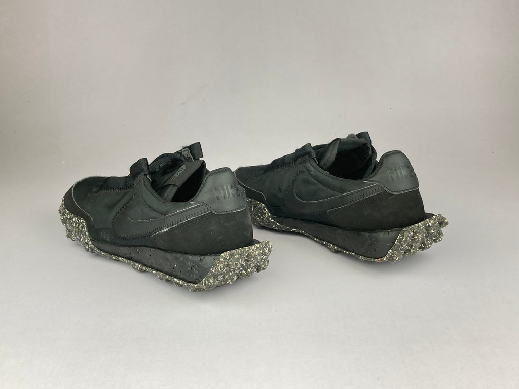 Nike Wmns Waffle Racer Crater 'Black' dd2866-001-Running-Athletic Corner