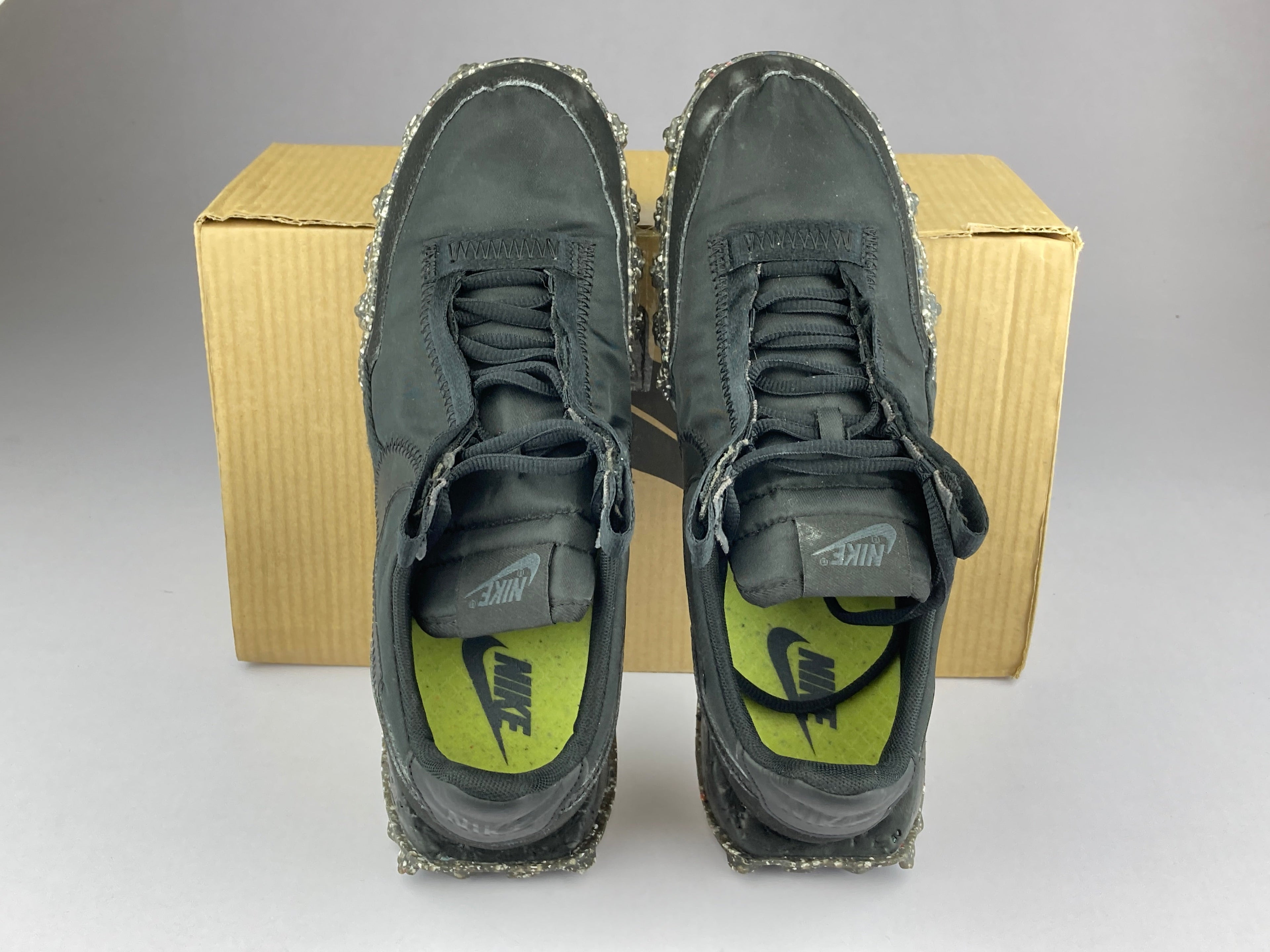 Nike Wmns Waffle Racer Crater 'Black' dd2866-001-Running-Athletic Corner